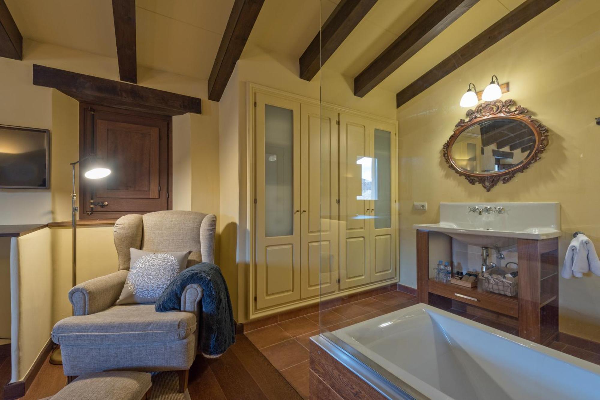 Hotel Cal Sastre Santa Pau Chambre photo